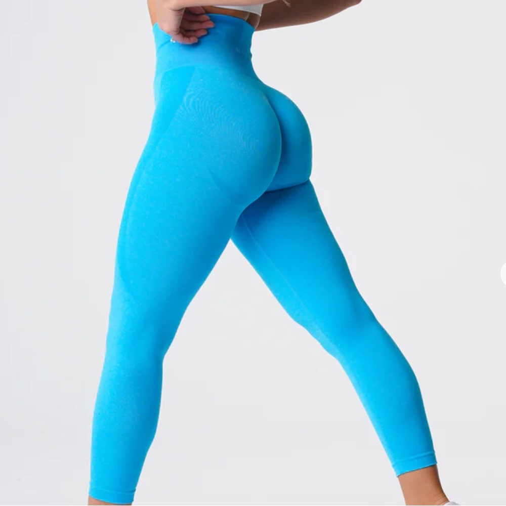Blue Contour Seamless Leggings NVGTN
